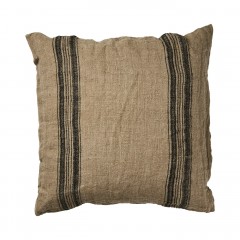 CUSHION COVER FRED NATURAL BLACK 50     - CUSHIONS